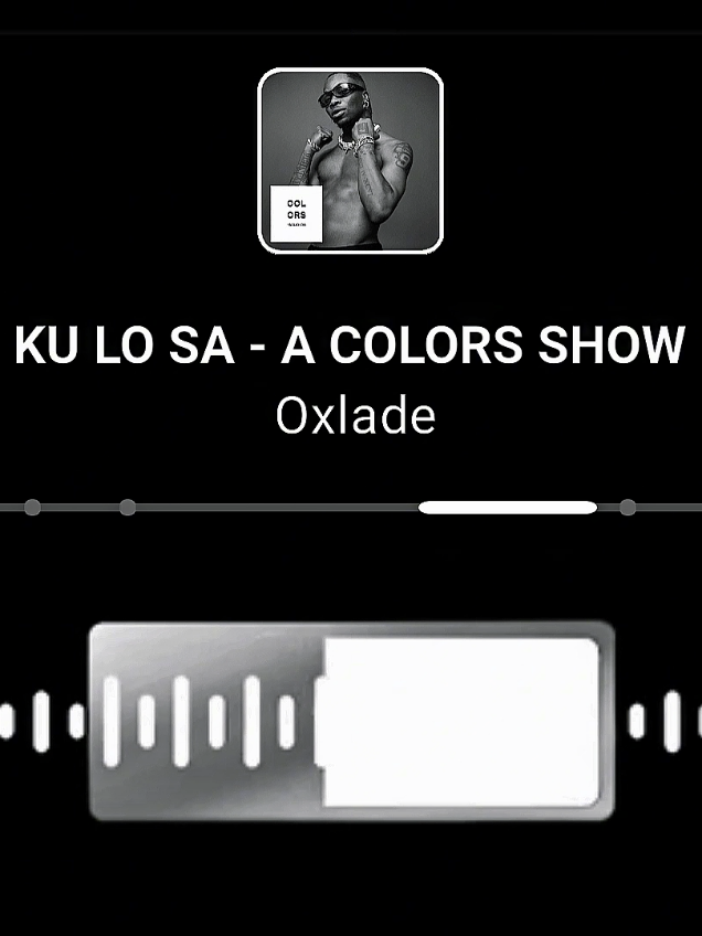 KU LO SA - A COLORS SHOW - Oxlade #song #kulosa #oxlade #lyricsvideo #fyp 
