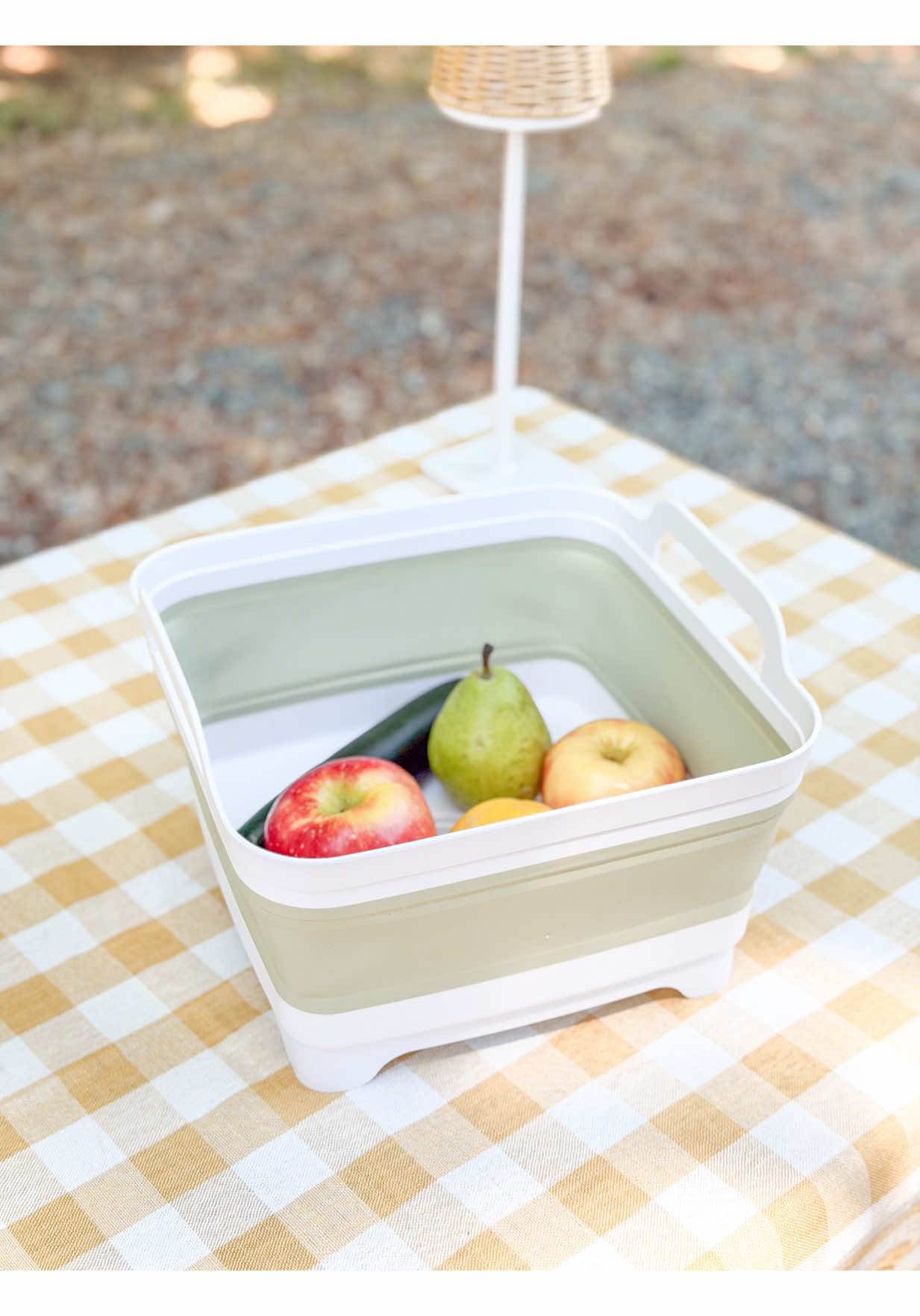 Our campsite has a kitchen now✨ SEND this to someone who loves to go glamping💕 #founditonamazon #amazonhome #amazonfavorites #collapsiblecampingsink #campingsink
