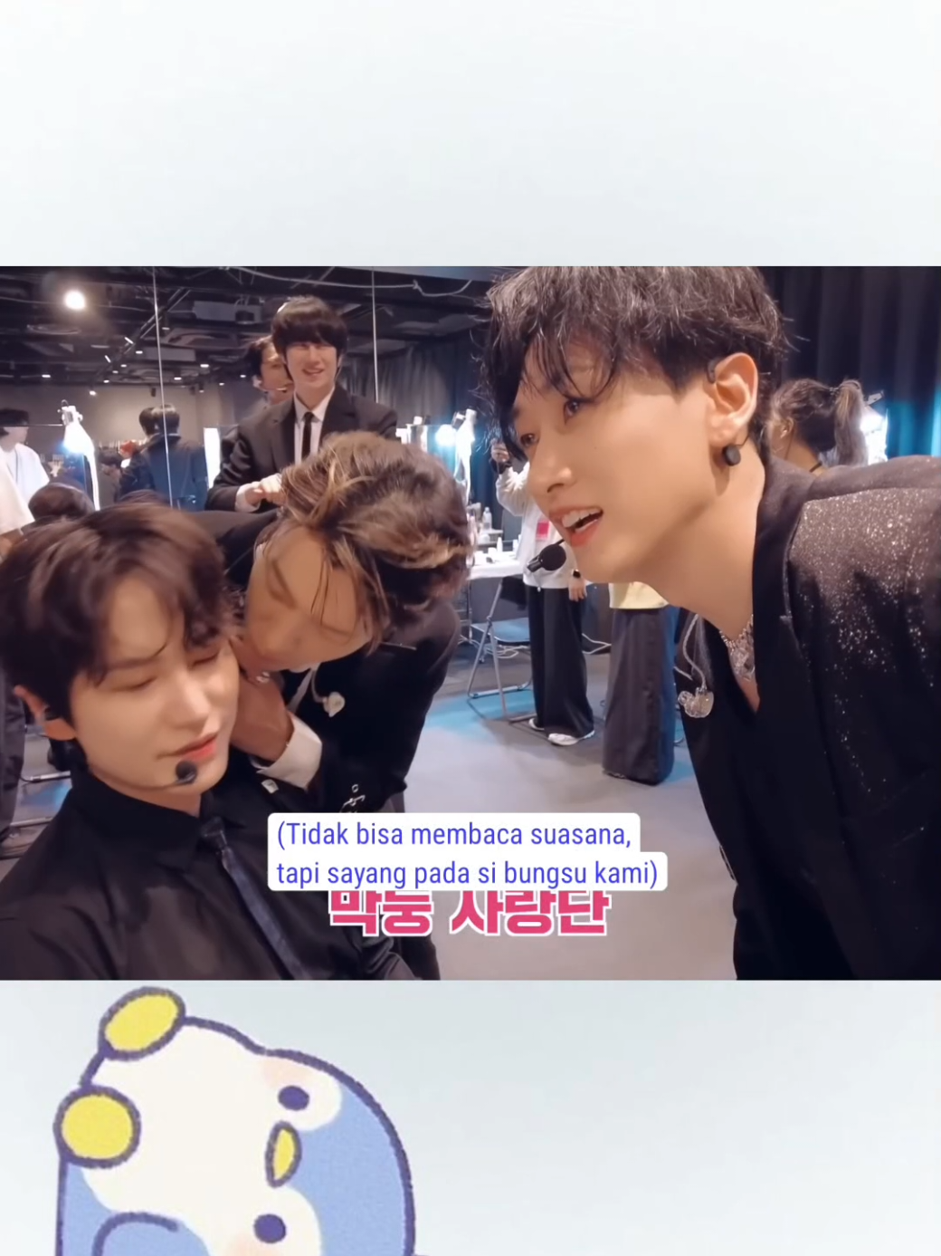 Berapapun usia Kyuhyun, dia tetap bayi dimata hyung2nya 😙🤏 . . . #Kyuhyun #SuperJunior #SuJu #Kpop #ELF 