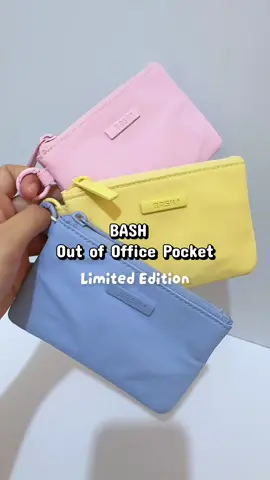 @BASH Manila Out of Office Pocket #LIMITEDEDITION ✨ water resistant nylon ✨ lightweight ✨ interior mesh pocket ✨ keeps tiny essentials ✨ 13.5cm (L) x 2cm (W) x 9cm (H) #bashmanila #fyp  #tiktokmademebuyit