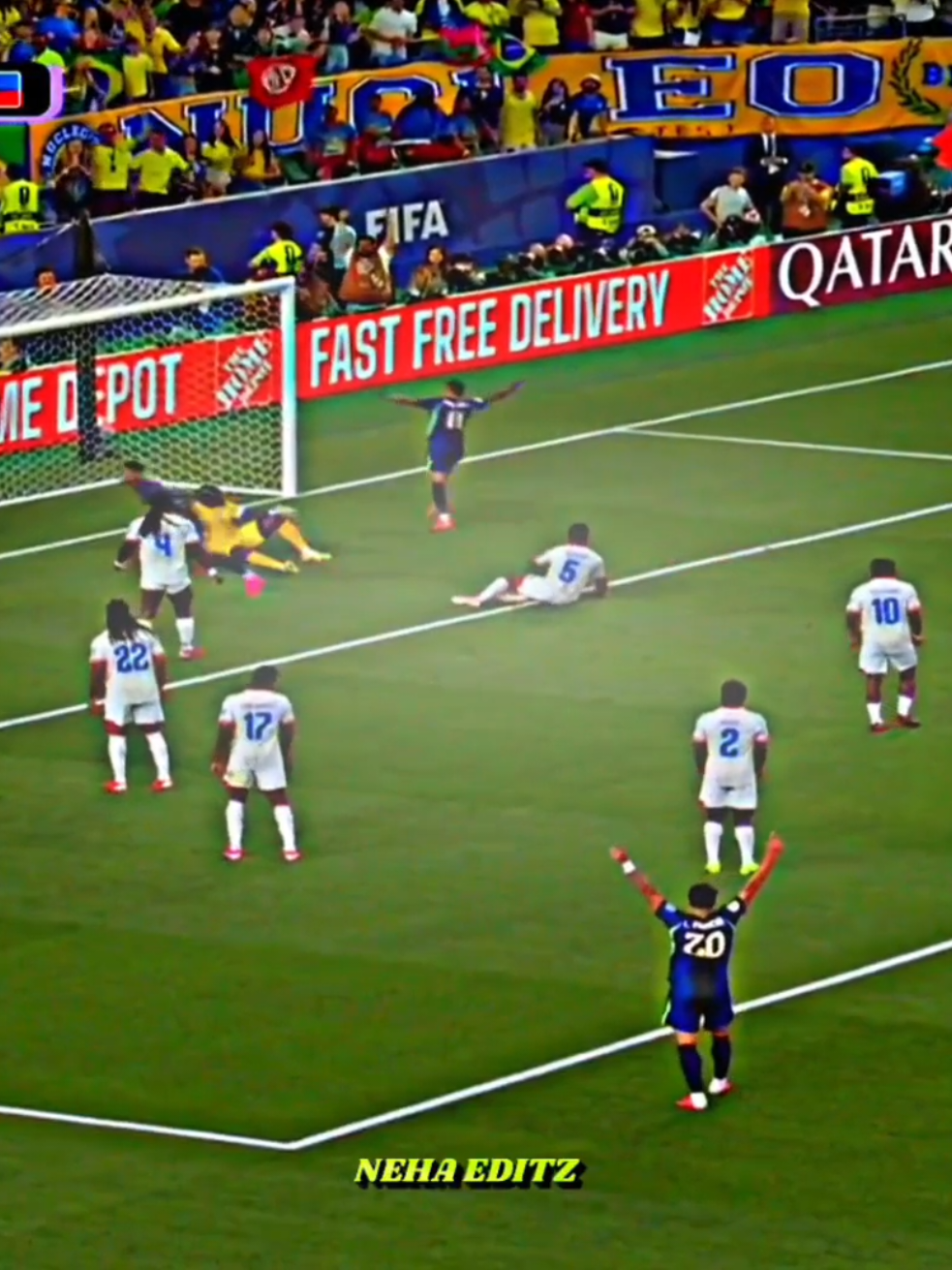 # cunha goal 🥰🔥🇧🇷 #unfrezzmyaccount #nehaofficial🔥 #viralvideo #foryoupage #bdtiktokofficial @TikTok Bangladesh @TikTok 
