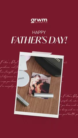 Happy Father’s Day to all the dads and father figures who inspire, support, and show up with love every day. 🤎 Today, we celebrate you. Tag a dad or father figure who deserves some extra appreciation today! 👇✨ #grwm #grwmcosmetics #getreadywithme #FathersDay
