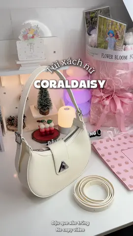 Túi xách nữ nhà CORALDAISY from xinh thiết kế basic dễ phối đồ lắm nha🛍️🛍️ #tuixac #tuixachnu #tuikepnach #tuideocheo #tuideovai 