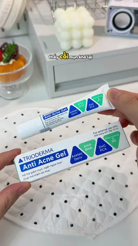 Tuýp gel mụn mà mấy vợ da dầu mụn khônv nên bỏ qua đây nha ✨ #gelchammun #trioderma #dadaumun#dadlmun #skincare  