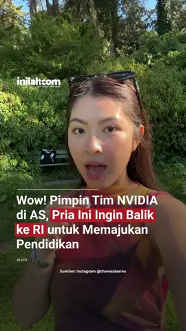 Kisah inspiratif datang dari Mochammad Asri atau Mocha, pria asal Jakarta yang sukses berkarier di industri teknologi dunia sebagai AI Architect di NVIDIA, setelah sebelumnya berkontribusi di Meta. Meski telah mencapai karier di perusahaan teknologi global, Mocha memiliki cita-cita untuk kembali ke Indonesia dan berkontribusi dalam memajukan pendidikan.  Ia percaya banyak talenta muda Indonesia memiliki potensi besar yang perlu mendapatkan kesempatan dan dukungan lebih luas. - Selengkapnya kunjungi website dengan klik link di bio atau download aplikasi di Appstore dan Google Play Store. #inilahNews #NVIDIA #AIArchitect #Inilahcom 
