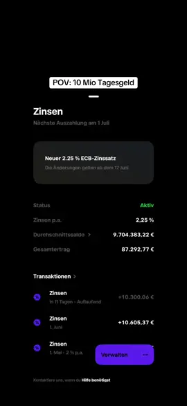 Wo liegt euer Tagesgeld? #sparen #scalable #traderepublic 