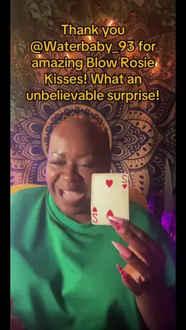 Thank you Waterbaby_93 for amazing Blow Rosie Kisses! What an unbelievable surprise!@Waterbaby_93 #tiktoklive #livehighlights #blowrosiekisses #Rosie #livegift 