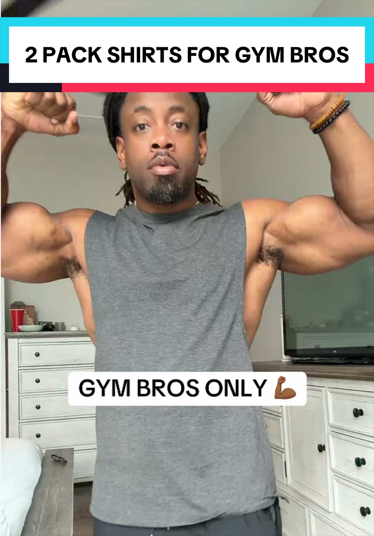 2 pack deal for the gym bros! #gymbros #gymtanktop #gymshirt #GymTok #dealsforyoudays 