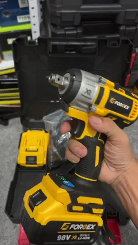 Impact baterai terbaru merk forgex 980nm 3200rpm set koper dan aksesoris lengkap!!! #impact #impactwrench #impactbarei #brushless 