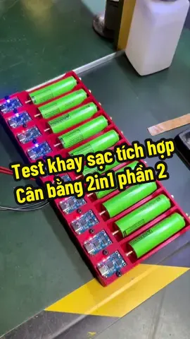 Test lại áp khay sạc tích hợp cân bằng #DIY #dongpin #tuaansdiy #tiktok #xuhuong 