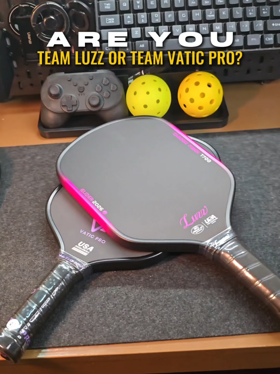 Which paddle do you think is better? #luzz #luzzglider2026 #vaticpro #vaticproprismv7  #pickleball 