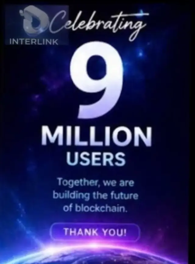 Nine million users demonstrate the trust and engagement that continue to strengthen the InterLink ecosystem.#InterLink #ITLG #ITL