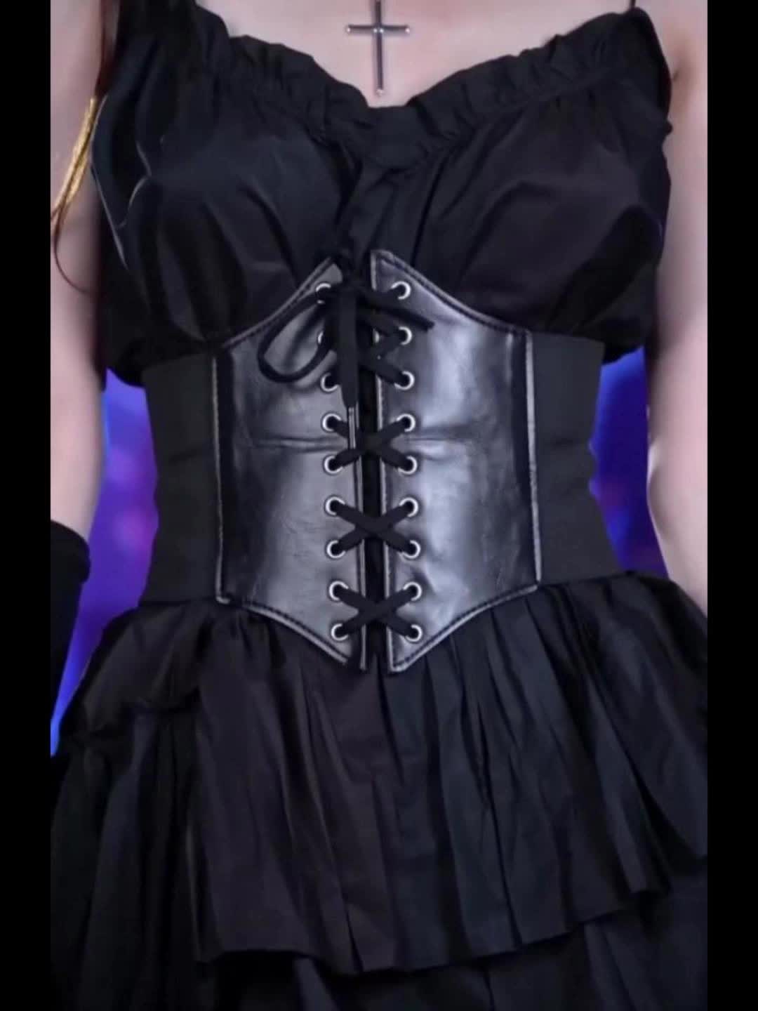 PU Leather Waist Belt with Elastic Band, Slimming Wide Waistband for Dresses, Casual Fashion Accessory, Perfect Gift for Friends #shapewearwithbra #waisttighteningpin #rhinestonebelt #lululemonbeltbag #lusaitstraplessbra #waistsnatchingdress #blackfridayentiktokshop😍💞😍😍 #stretchybelts #waistextender #bodysuitcorset