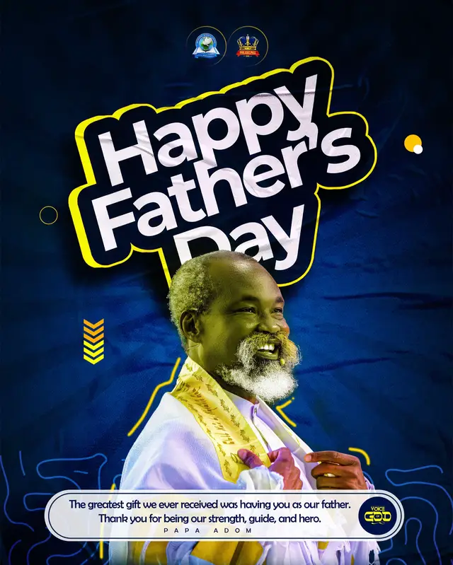 Happy Father’s Day to Our Beloved Father Today, we celebrate a father whose love goes far beyond words, a shepherd who has poured out his life to raise, guide, and transform countless destinies through the power of God. Thank you for your unwavering prayers, wise counsel, sacrifices, and the genuine love you continually show to God’s people. Through every sermon, every prayer, and every act of kindness, you have fathered generations with compassion, faith, and integrity. A true father is not only one who gives life, but one who gives hope, purpose, and direction. You have been that and so much more to us. Your impact will continue to echo through generations. On this special day, we pray that God renews your strength, grants you divine health, surrounds you with His unfailing grace, and rewards you abundantly for every seed you have sown into the lives of His children. Thank you for answering God’s call and for being a father to many. We are truly blessed to have you. Happy Father’s Day, Stephen Adom Kyei-Duah (VOG). We love, honor, and celebrate you today and always. ❤️🙌 #stephenadomkyeiduah #SecondChanceTv #GodsServant #SpiritualFather #BlessedToBeLed 