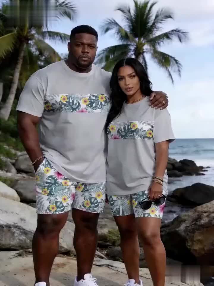 NEW Matching Sets! Stylish, casual tops and bottoms suitable for both men and women, perfect for holidays, travel and comfortable sleepwear. Ideal for both men and women, and the perfect gift for your partner. #womens2piecesets #swimsuitset #summerclothingessentials #comfy2piecesets #topandshortsset #loungesetsforwomen #holidayoutfitideas #couplesfashion #twopiecesetwomen #womensmatchingsets