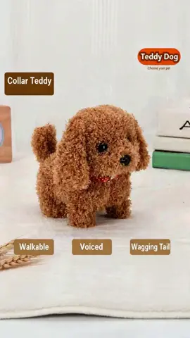 STOP SCROLLING 🐶 This walking barking puppy is *chef's kiss* for kids! 🐾 Soft, cute, and it walks + barks automatically! 🎉 Perfect birthday gift! #KidsToy #CutePuppy #InteractiveToy #TikTokMadeMeBuyIt #GiftIdeas