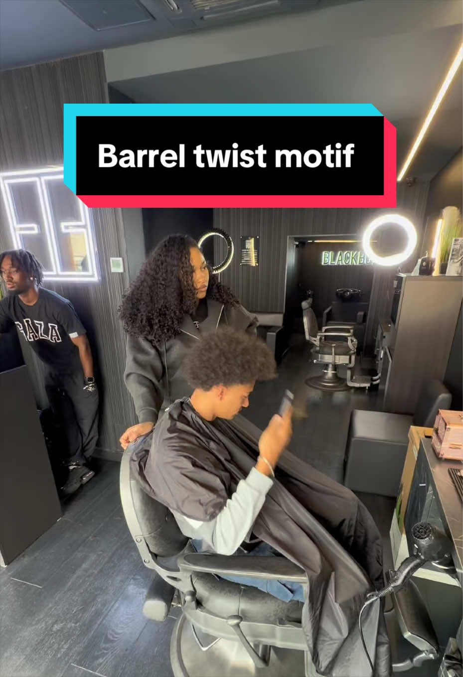 ⚠️❗️RÉSULTAT A LA FIN 😍😍BARREL twist cheveux court avec motif !! #hairstylesformenns #barreltwists #cheveuxcourt 