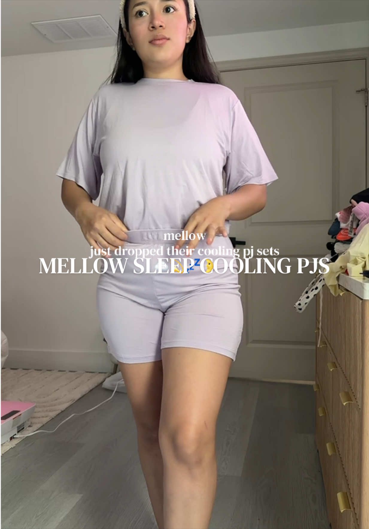 lightweight cooling and soft ✨💤  #mellowsleep #mellowsleepmatchingset #pjset #coolingpajamas #dealsforyoudays 