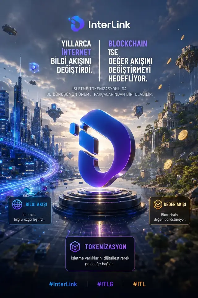 Yıllarca internet bilgi akışını değiştirdi. Blockchain ise değer akışını değiştirmeyi hedefliyor. İşletme tokenizasyonu da bu dönüşümün önemli parçalarından biri olabilir. #InterLink #ITLG #ITL#keşfet #öneçıkar 