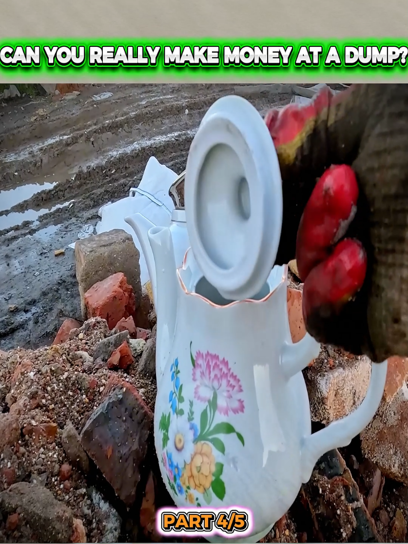 Part 4/5 | Can you really make money at a dump? #dumpsterdiving #trashfinds #hiddentreasure #treasurehunt #treasurefinds 