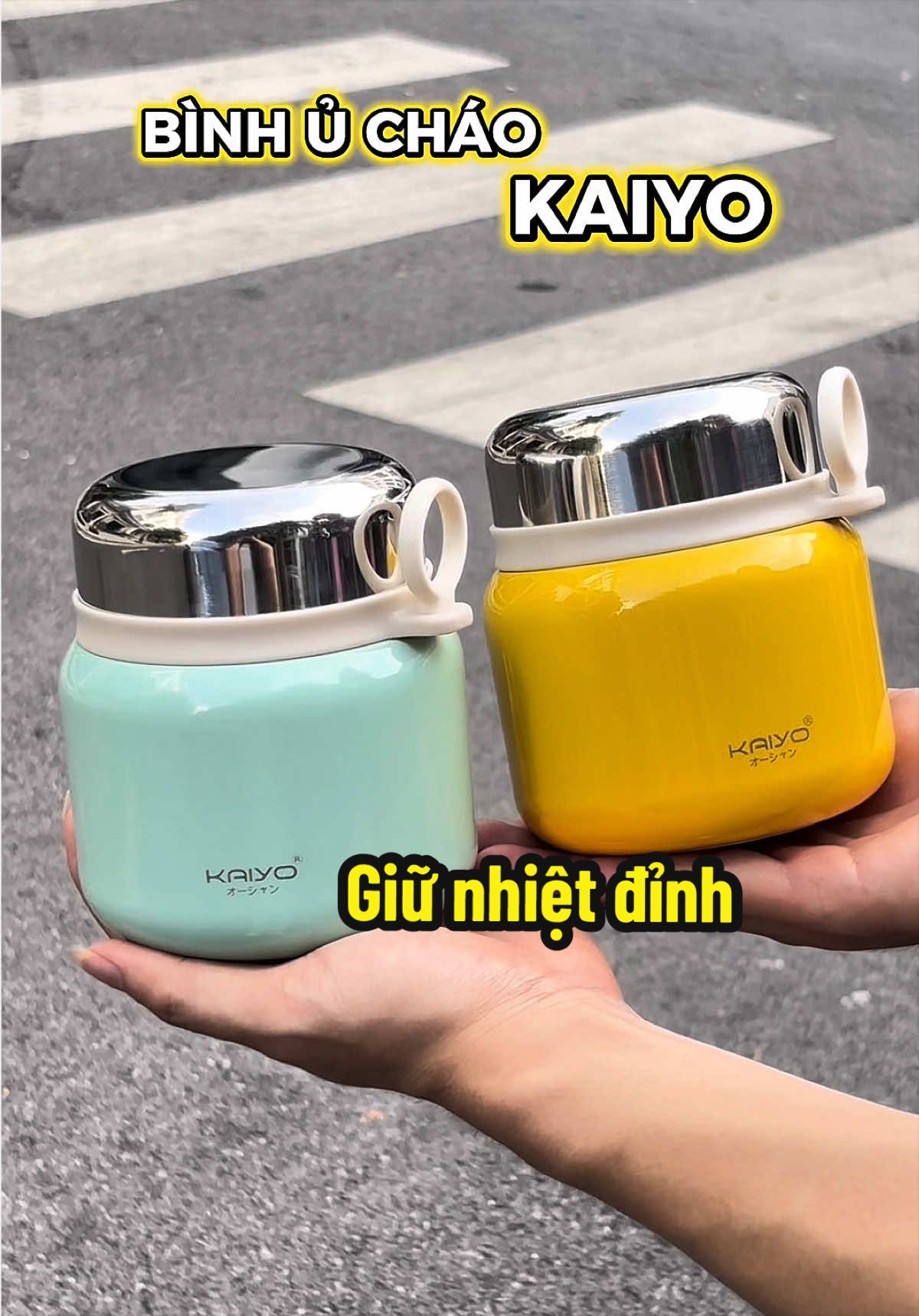 Bình ủ cháo Kaiyo Nhật #uchaochobe #xuhuong #kaiyo 
