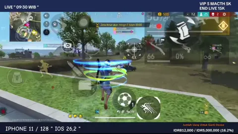 Adaptasi IP 11 Sambil Live || Bagian 5 #iphone11 #frntlsteven #fyp #freefire #gameplayfreefire 