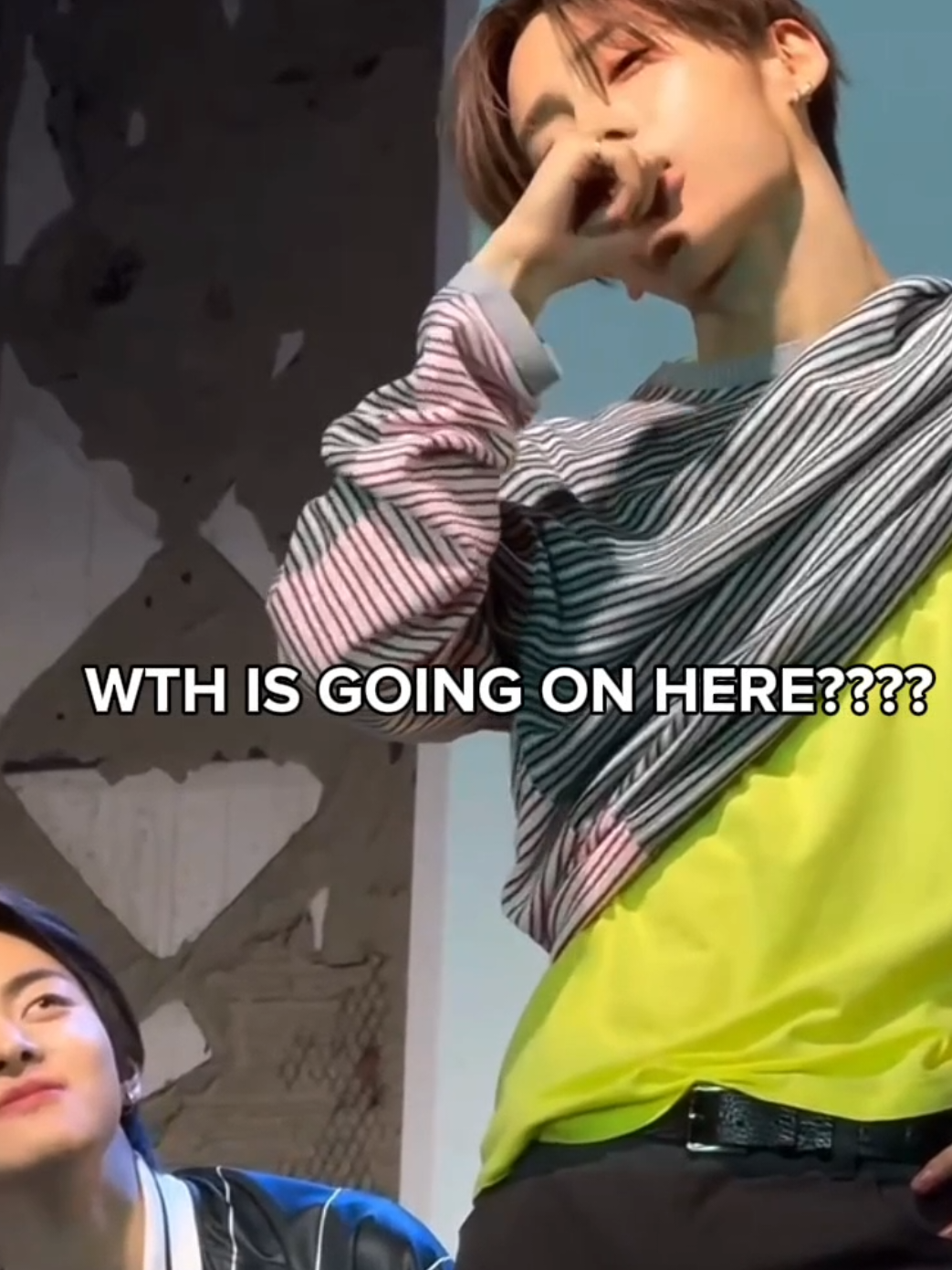 WTH IS GOING ON?? SANGWON EXPLAIN PLS 😭😭 (he’s literally just brushing his teeth) // #sangwon #leo #leowon #melonstage #ald1 #alphadriveone 
