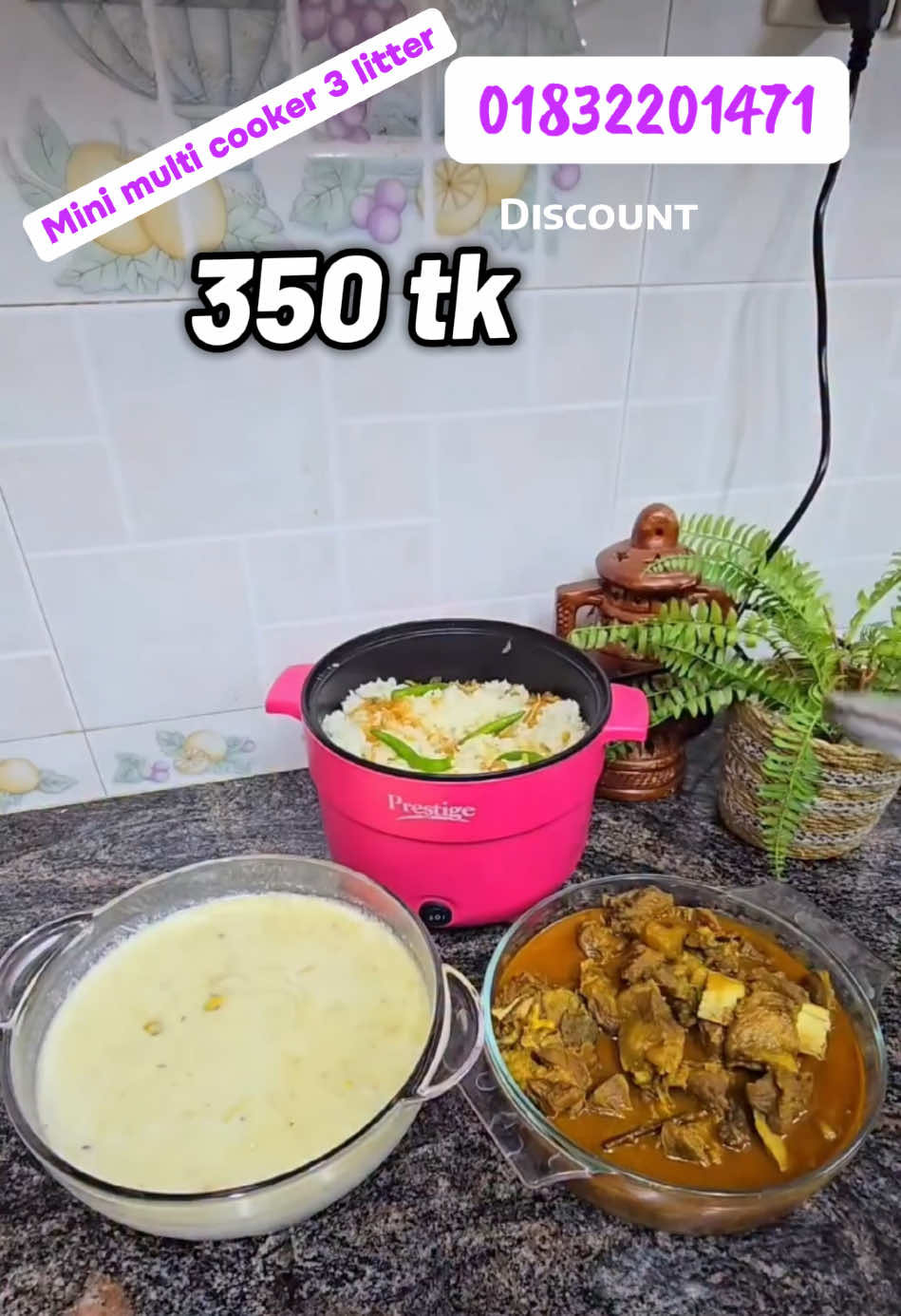 Mini multi cooker 3 litter