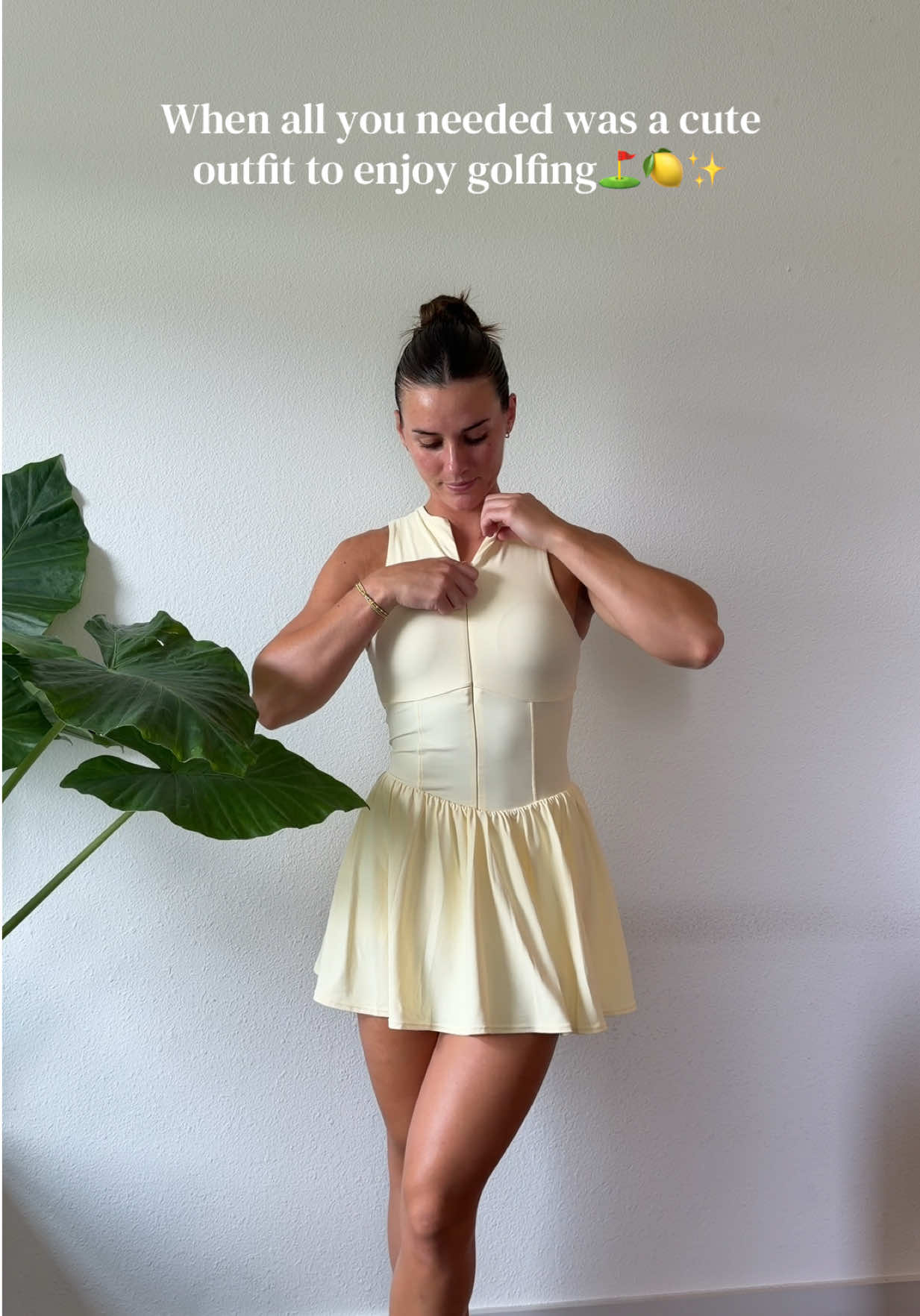 Any excuse to wear this PERFECT athletic dress🤏🏼 #tennisdress #athleticdress #golftok #golffit #dealsforyoudays 
