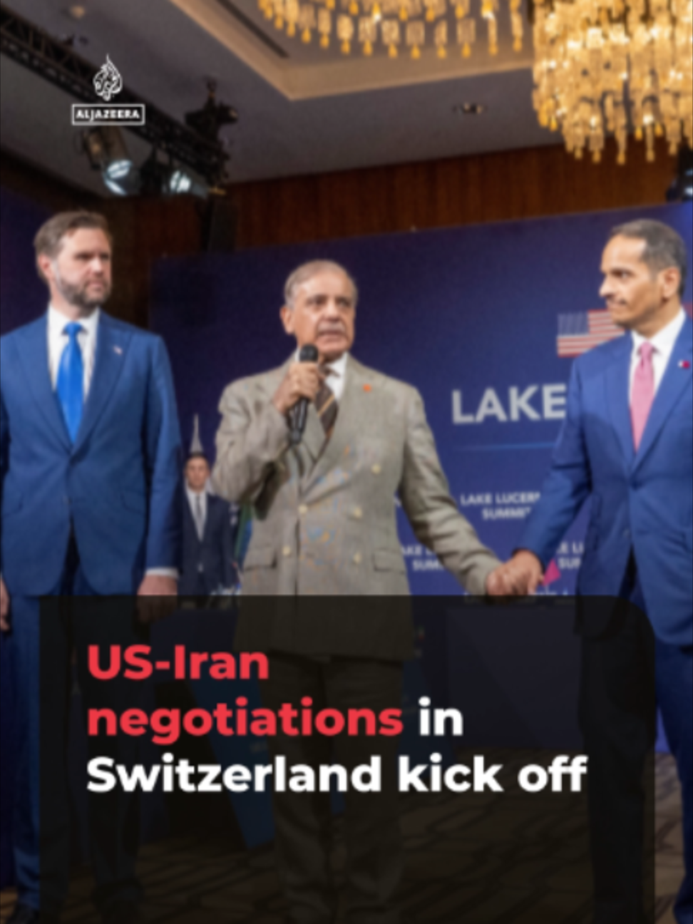 US-Iran talks opened in Switzerland with mediators Qatar and Pakistan hailing a ‘historic’ opportunity for regional stability.  . Discussions aim to build on recent de-escalation efforts, secure implementation of the interim deal and advance diplomacy. .  Correction: At 00:11 in the video, Pakistan's PM says “humongous challenges” and not “among us challenges” as stated.