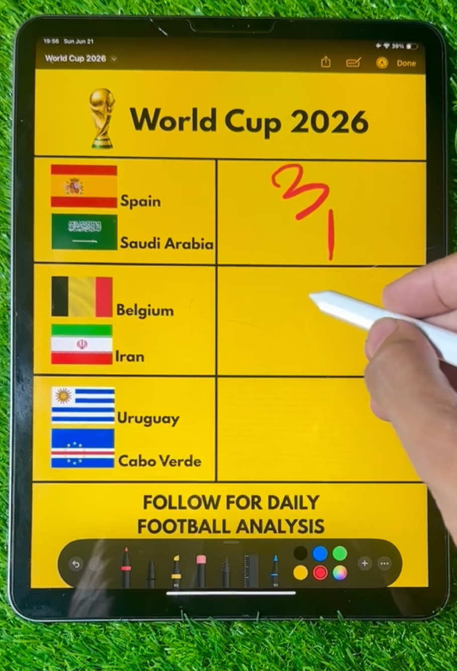 Today’s match prediction- 21 June #football #fifaworldcup #worldcup2026 #tiktokgrowthchallenge  
