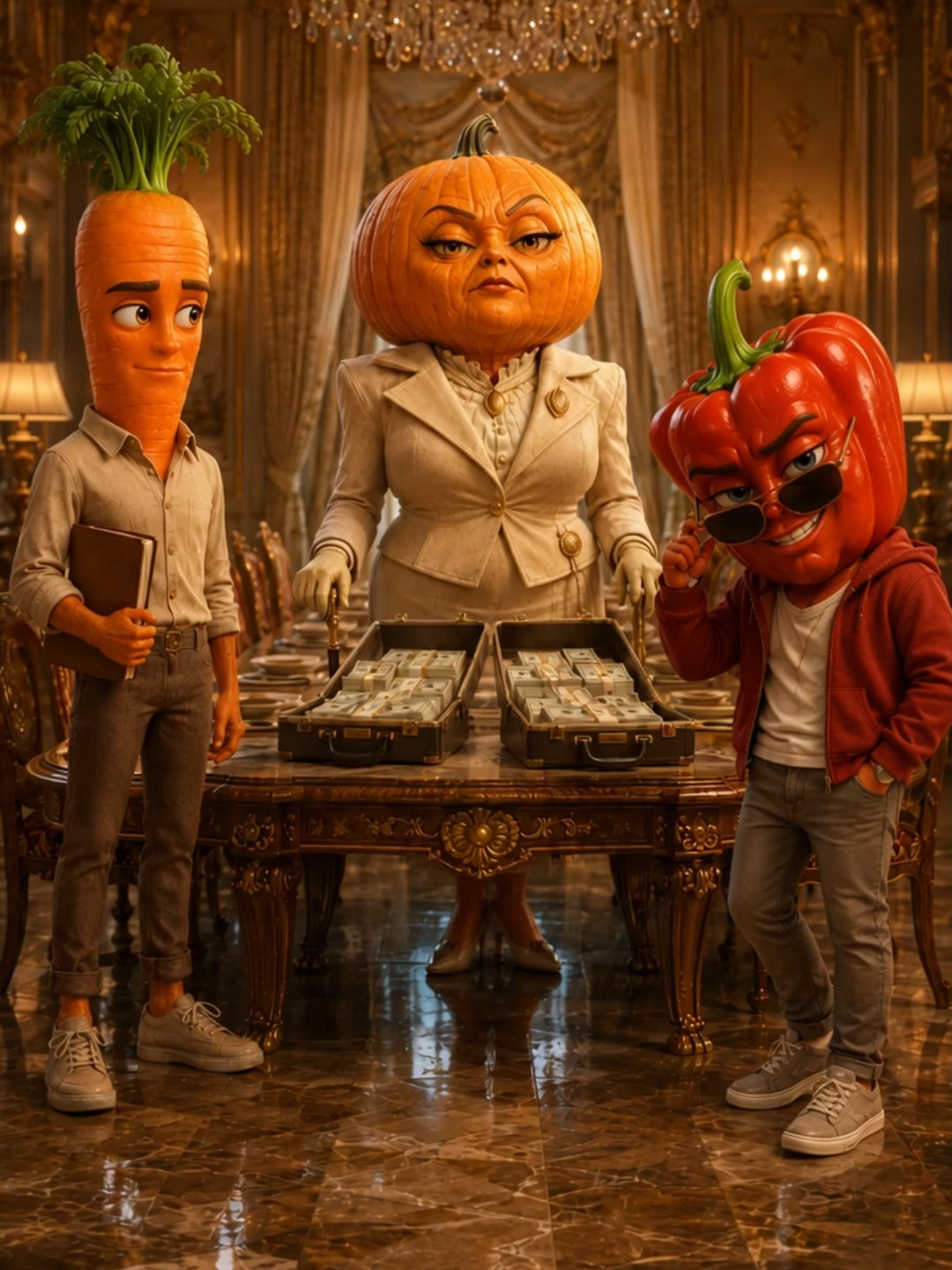 Elle donne 1 million à ses deux fils… puis disparaît pendant 5 ans 💸 L’un construit un empire. L’autre dépense tout pour faire le riche. Commente “PARTIE 2” pour voir qui va se faire démasquer 👀 #histoire #ia #animation3d #drama #partie1 #fyp #france