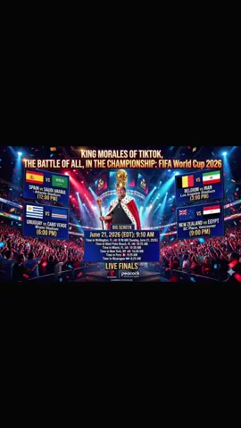 #LIVEIncentiveProgram #LIVElsEasy #PaidPartnership FIFA World Cup 2026 Belgium vs Iran Sunday, June 21, 2026 (EDT) Time in Wellington, FL 9:10 AM