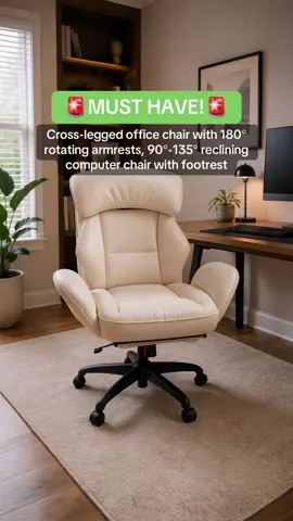 MUST HAVE IS HERE! 🤯 #crossleggedchair #recliningchair  #footrest #petfriendly #relaxation 