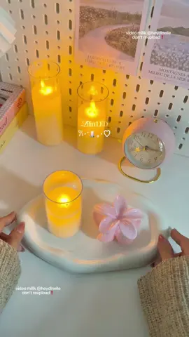 Bisa dijadiin lighting tambahan pas ngonten 🕯️ #lilinled #propertingonten #lightingngonten #ledcandle 