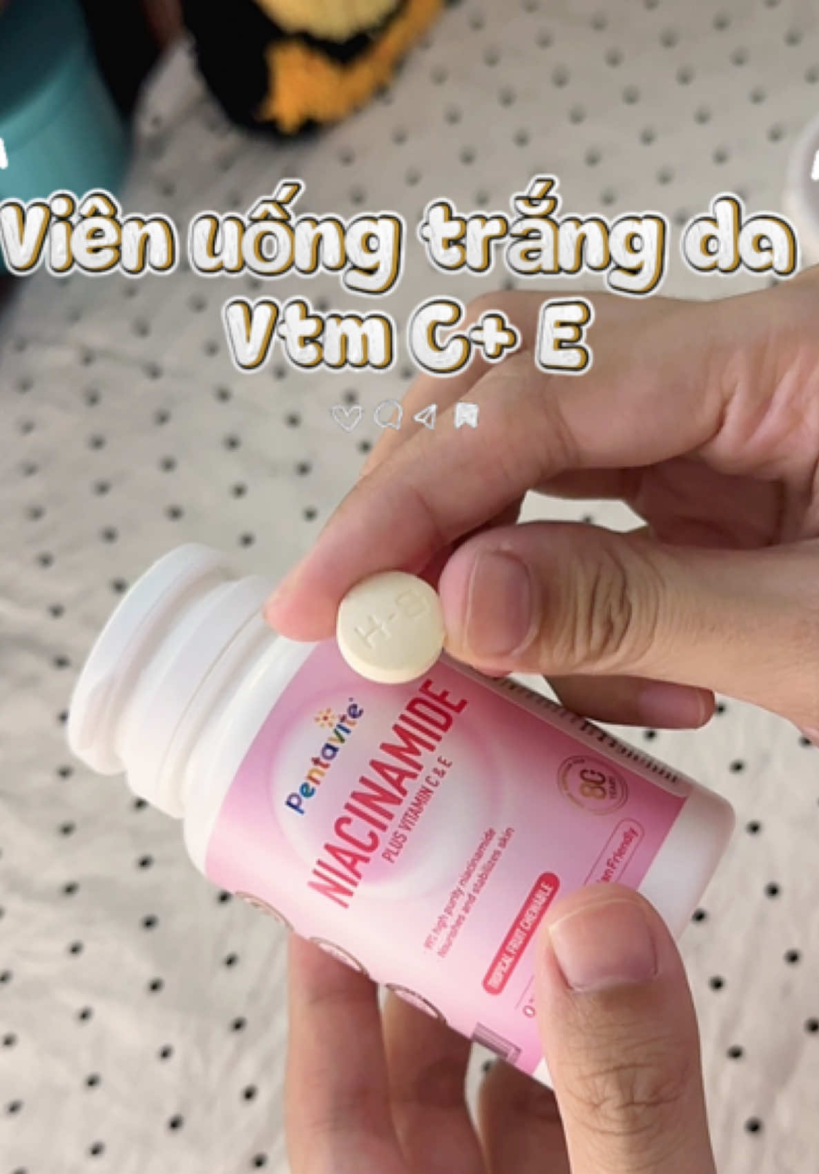 Muốn sáng da thì thử nhen #vienuongtrangda #vitaminc #vitamine #trangda #sangda 
