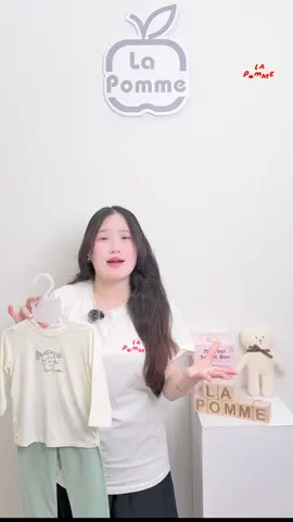 Bé hoạt động trong phòng điều hòa thì không thể thiếu set đồ ổn định thân nhiệt này đâu ạ🥰🥰🥰 #lapomme #lapommelive 