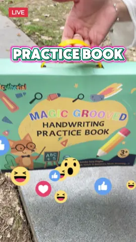 Maigc Grooved Handwriting Workbooks,Writing Practice Book,Large Portable Copybooks Box Pack Notebook For Kids Ages 4-7,First Grade,Kindergarten Workbooks Stationery Set School Supplies#kidsleaming #earlyeducation #handwritinoanractico #TikTokShopDealsforYouDays