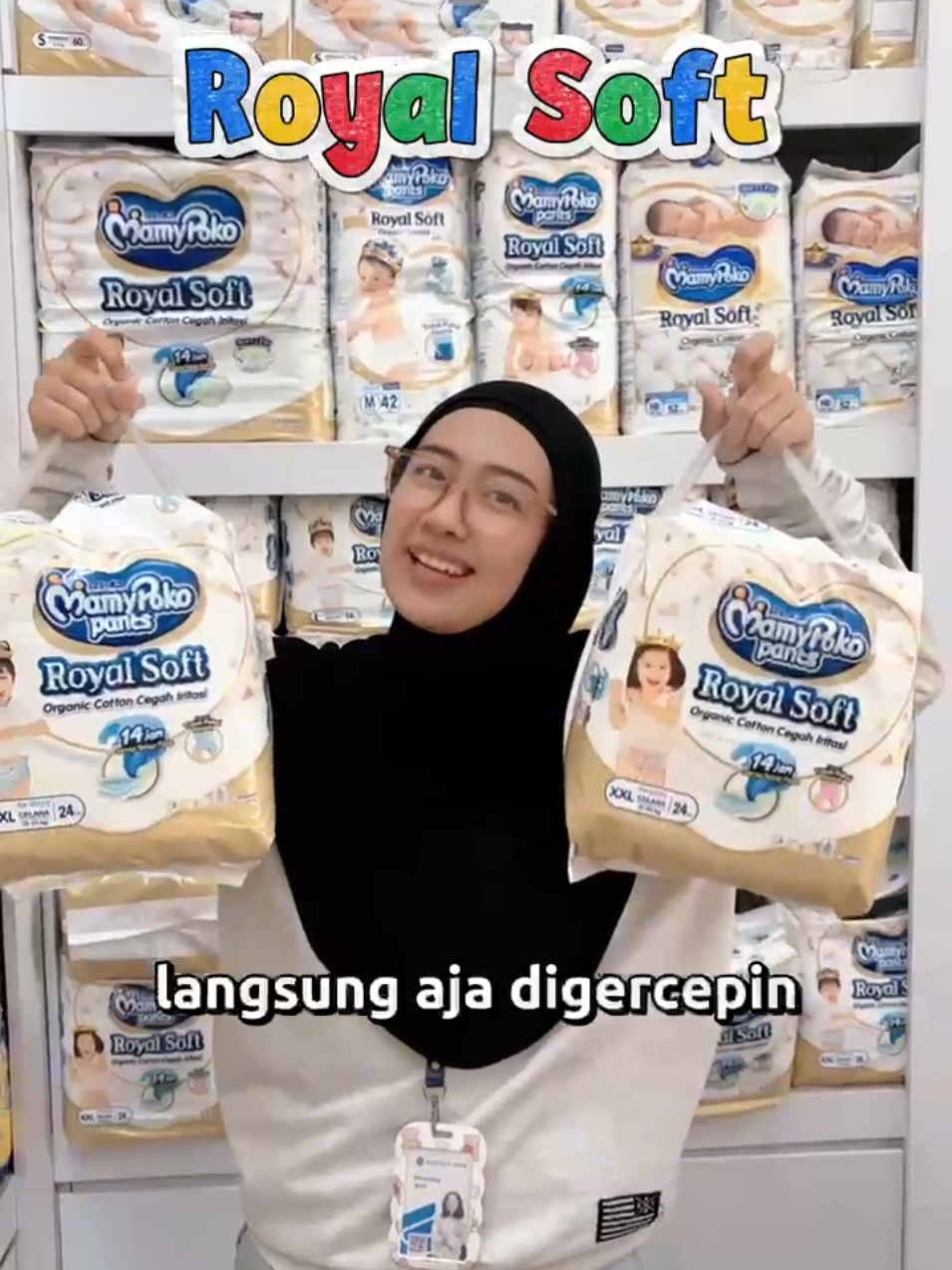 Mamypoko royalsoft, popok lembut selembut sutra dengan daya serap 14jam. buat bunda tunggu apalagi? gercepin sekarang🥰🥰 #ndlife #mamypokopants #mamypokoroyalsoft #popokanak #fyppppppppppppppppppppppp 