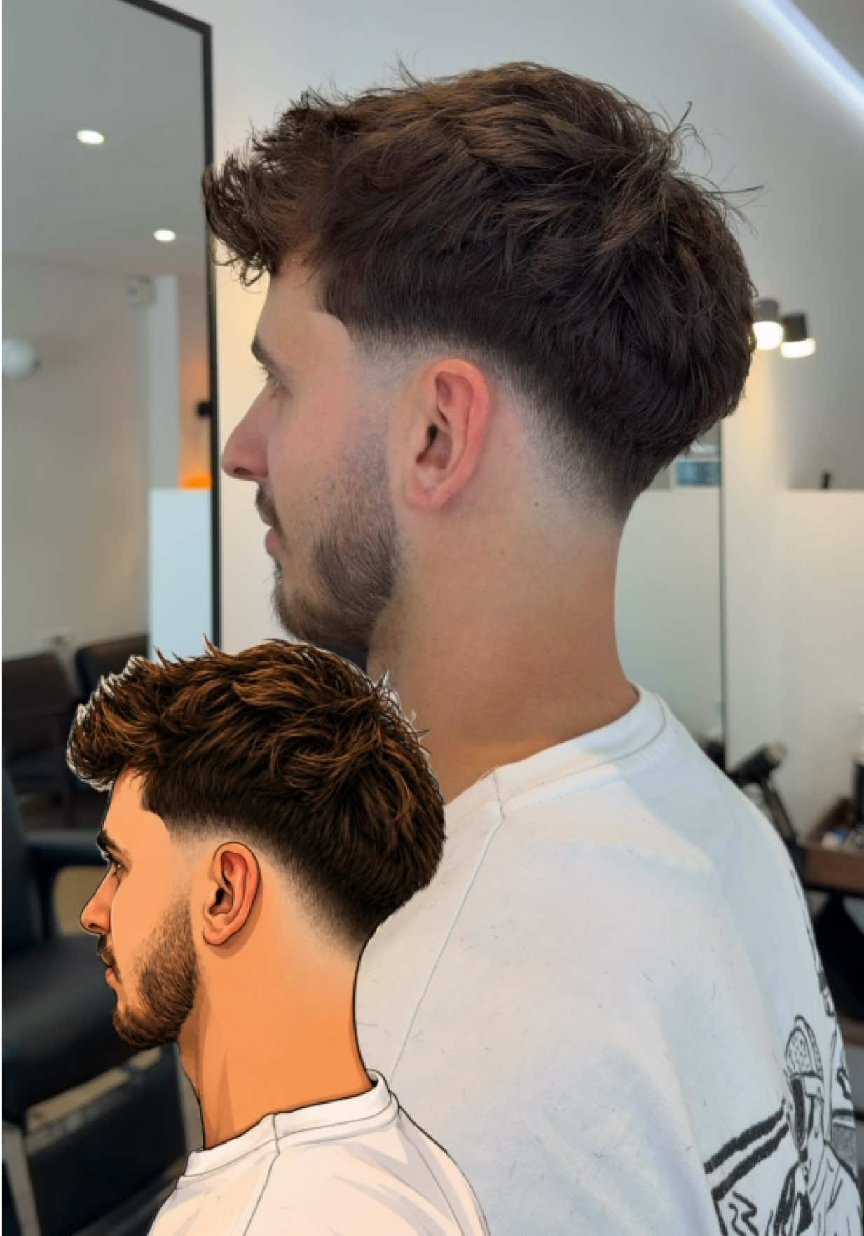 DROP FADE 🔥🔥 #fade #dropfade #midfade #lowfade #fade 