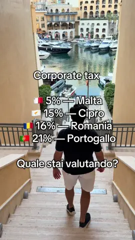 Malta è l’unica destinazione europea dove puoi arrivare al 5% di corporate tax con una struttura legale, reale e stabile. Clima mediterraneo, inglese lingua nazionale, membro UE. A soli 90 minuti di volo dall’Italia. Se hai un business online rilocabile, vale la pena capire se fa per te. 👇 Commenta MALTA per capire se può funzionare anche per il tuo caso specifico.