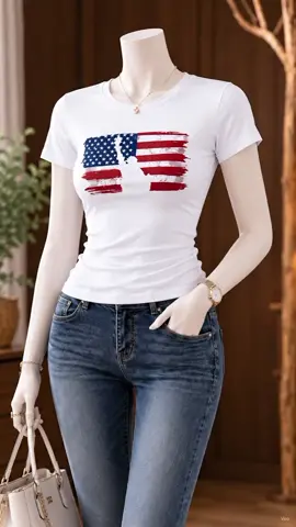 JOJO Studio American Vintage Slim tutup perut  #kaos #fyp 