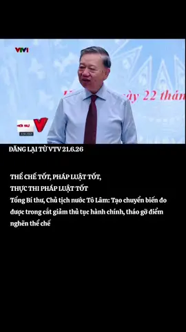 Chiều 22-6, tại Hà Nội, Ban Chỉ đạo Trung ương về hoàn thiện thể chế và thực thi pháp luật (Ban Chỉ đạo) đã tổ chức Phiên họp thứ nhất. Tổng Bí thư, Chủ tịch nước Tô Lâm, Trưởng ban Chỉ đạo chủ trì Phiên họp. #vietnam #xahoi #kinhte #chinhtri #tongbithutolam 