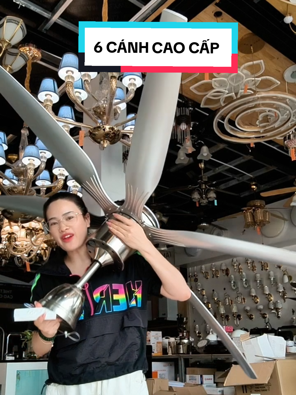 Quạt 6 cánh ABS cao cấp  #quattran6canh #quattranden #quattran #xuhuong #shopcongoc93 