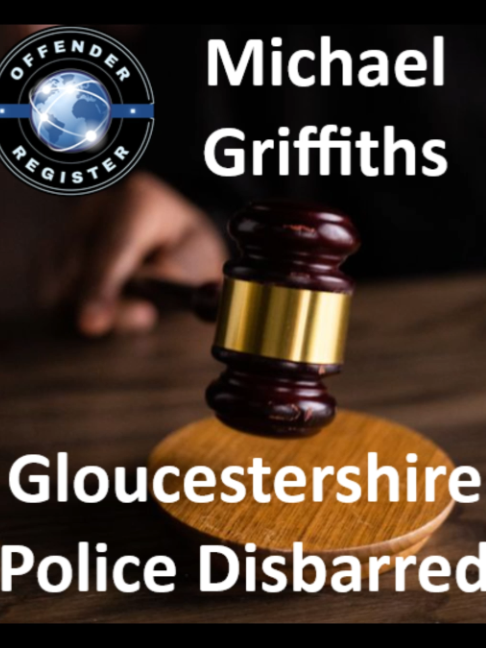 Michael Griffiths Gloucestershire Police Disbarred After making offensive sexual remarks to junior female coworkers, the head of the legal department at Gloucestershire Police was disbarred. In addition to sending her offensive WhatsApp messages, Michael Griffiths disclosed to one woman his sexual relationship with his wife. The Bar Disciplinary Tribunal's complete ruling has not yet been made public, but according to a summary released by the Bar Tribunal and Adjudication Service, the first incident happened in June 2023 while junior female coworkers, Persons A and B, were travelling for work to attend a conference at a chambers in London. Mr. Griffiths, who was called in 1993, remarked that a young woman in a short skirt standing in the aisle would be 