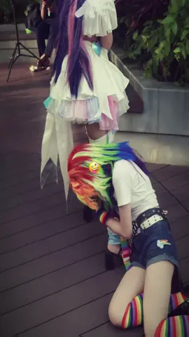 when life too bad. #rainbowdash #mylittlepony #cosplay #fyp #viral 