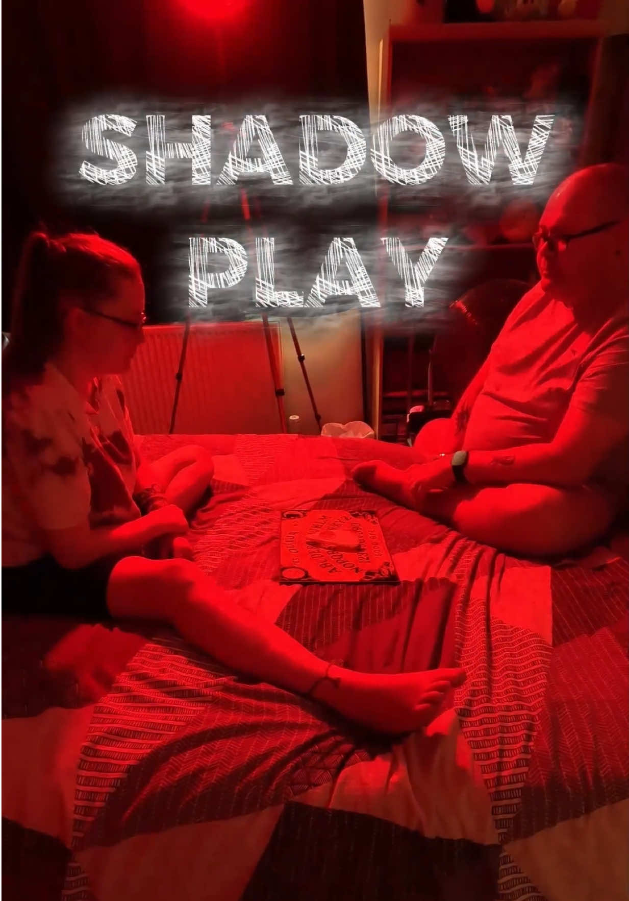 #ghost #haunted #paranormal #creepy #ouija Shadow Play - Entity Interferes With Ouija Board Session We sat down to do a communication session using the Ouija Board again. Before we started though, we had a quick game of Rock, Paper, Scissors to see who would be using the board and who would ask the questions. However, after Dad lost the game, he noticed a shadow move across the Ouija Board. After looking at this on the footage, it appears to be his own shadow from his arm that appears to 'hang' there for a second or so, before moving where it should have done when he moved his arm back. As Dad was explaining what he saw and being reticent to touch the planchette, a second shadow arm / hand appears and swipes at the planchette and spins it around until it points at Dad! We both kind of decided to just leave it for today following these events. @Girl Carnage @Gëm @jamiecottee 
