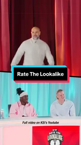 Rate The Lookalike  Full video on KSI’s YouTube #ksiclips #ksi 