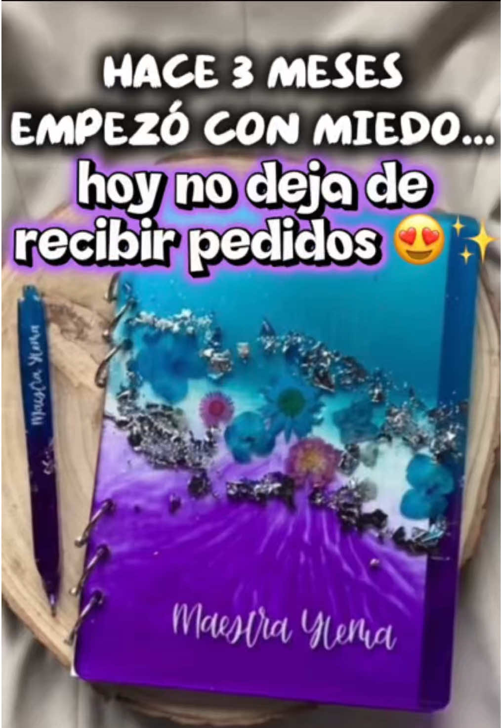 ✨ Hace 3 meses Karen decidió intentarlo. Hoy recibe pedidos de hasta 60 unidades y ya recuperó su inversión. 💖 ¿Tú qué crearías primero en resina? 👇 #cursoonline #resina #cursoonlineresina #emprenderesina #resinaepoxica 