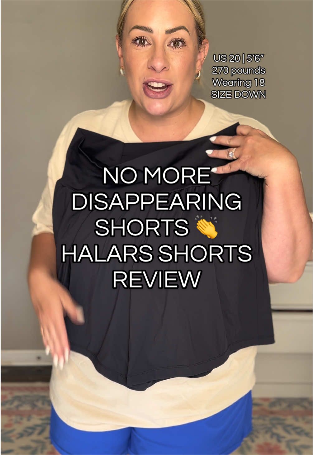 If your shorts disappear into your thighs… 👀 @Halara #halara #plussizeshorts #plussize #shorts #dealsforyoudays 